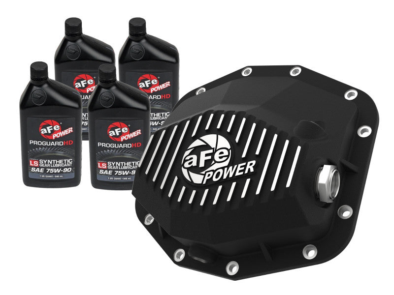 aFe POWER 21-22 Fits Ram1500 TRX Hemi V8 6.2L PRO Series Rear Diff Cover Black