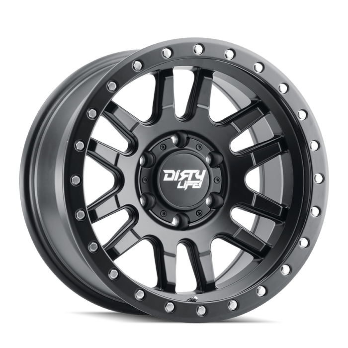 Dirty Life Fits 9309 Canyon Pro 17x9/5x127 BP/-38mm Offset/71.5mm Hub Matte