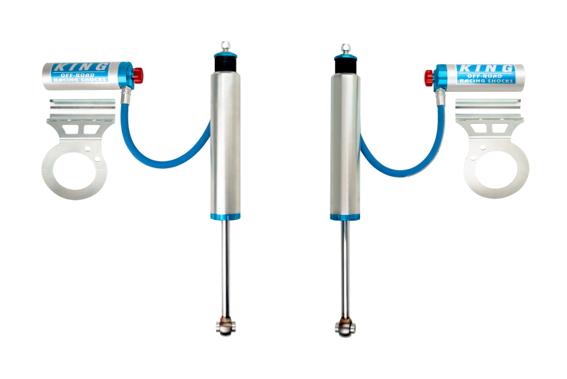 King Shocks Fits 2014+ Ram 2500 4WD Front 2.5 Dia Piggy Hose Shock W/adjuster