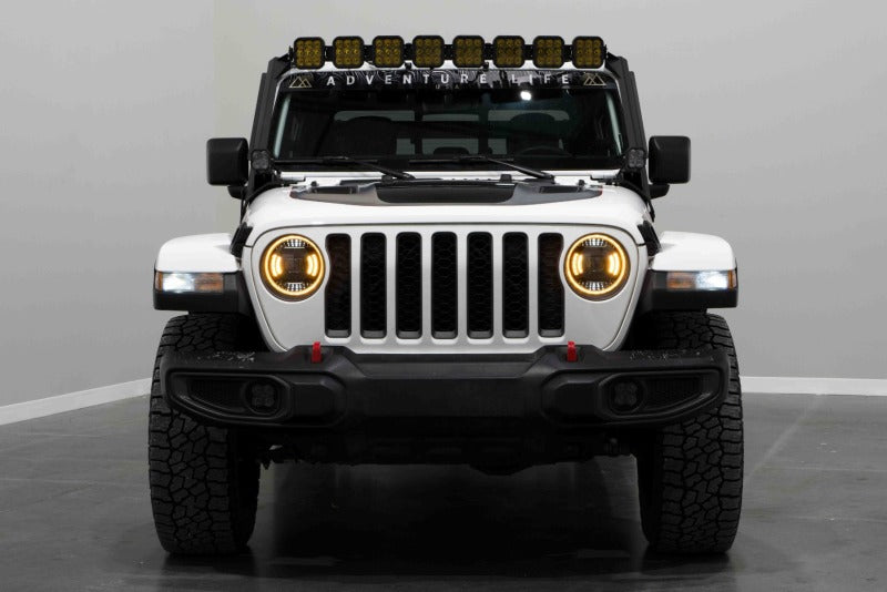 Diode Dynamics Fits Jeep JL SS5 Pro CrossLink Windshield - White Combo Lightbar