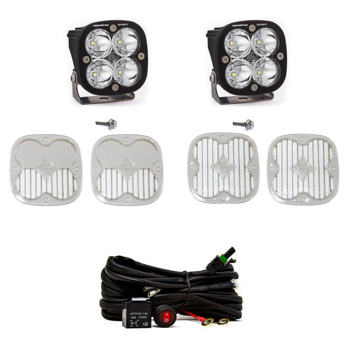 Baja Designs Fits 2021+ Ford Bronco A Piller Light Kit Squadron Sport Spot