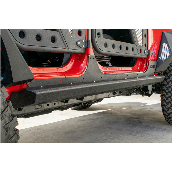 DV8 Offroad Fits 2007-2018 Jeep Wrangler JK (4-door) Frame Mounted Sliders