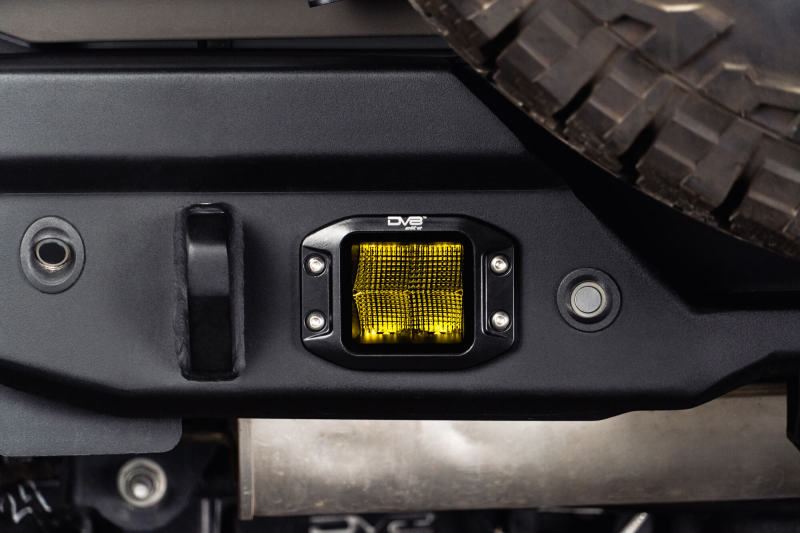 DV8 Fits 3-Inch Elite Series LED Amber Flush Mount Pod Light