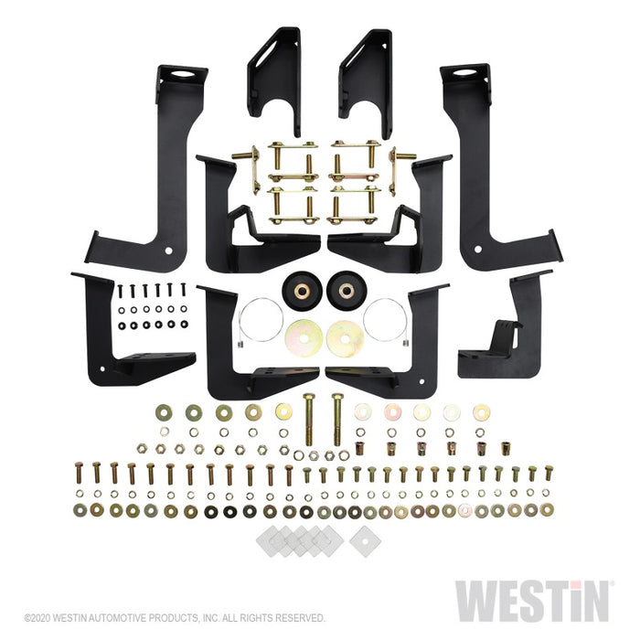 Westin Fits 19-20 Ram 2500/3500 HDX Stainless Drop W2W Nerf Step Bars - Textured