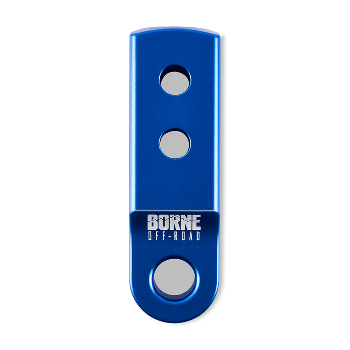 Borne Off-Road CNC Hitch Receiver Shackle Fits 2in Blue