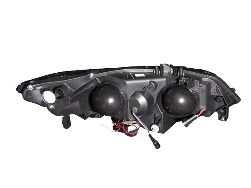 Anzo Fits 2006-2011 Honda Civic Projector Headlights W/ Halo Black (CCFL)