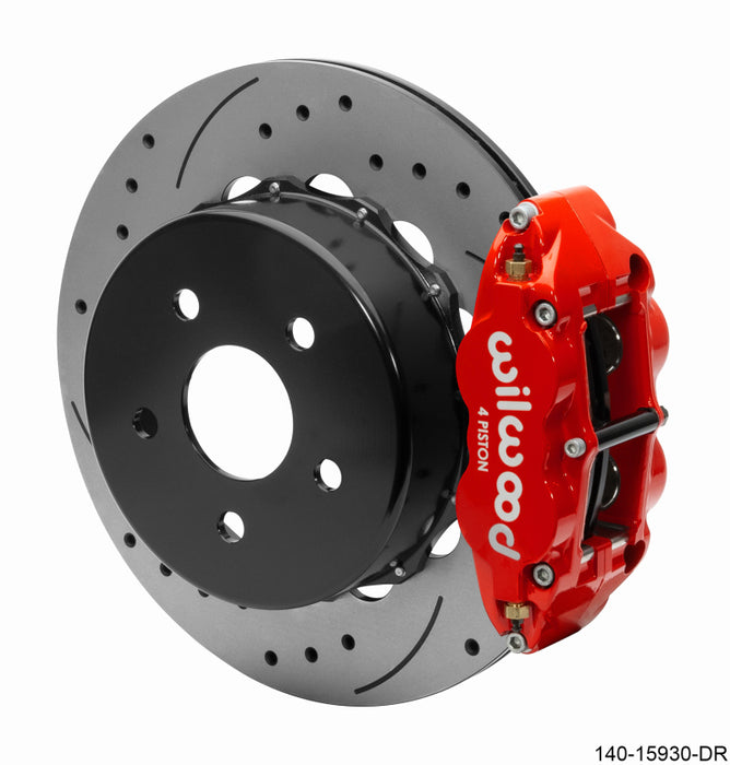 Wilwood Superlite 4R Rear Brake Kit 14.00 Red Fits 2018-Up Jeep JL SRP W/lines