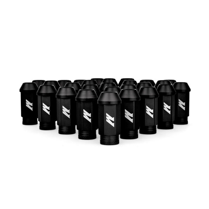 Mishimoto Aluminum Locking Fits Lug Nuts M12x1.5 27pc Set Black