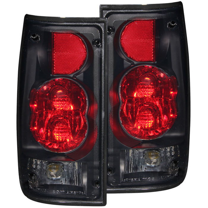 Anzo Fits 1989-1995 Toyota Pickup Taillights Dark Smoke G2