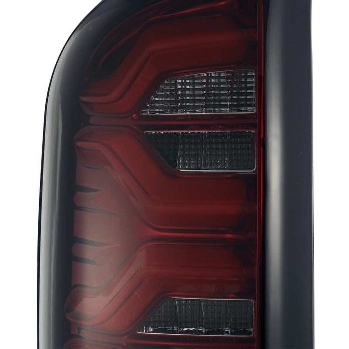 AlphaRex Fits 16-20 Toyota Tacoma PRO-Series LED Tail Lights Red Smoke