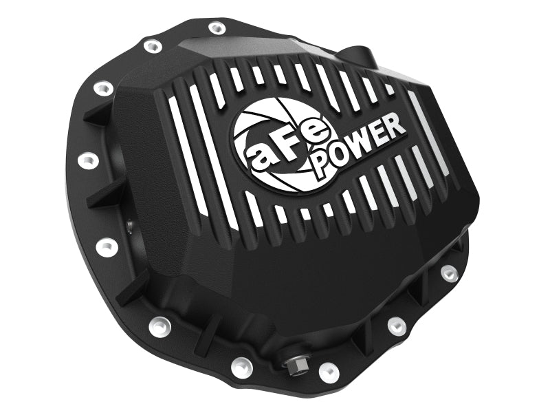 aFe Fits 2020 Chevrolet Silverado 2500 HD  Rear Differential Cover Black ; Pro