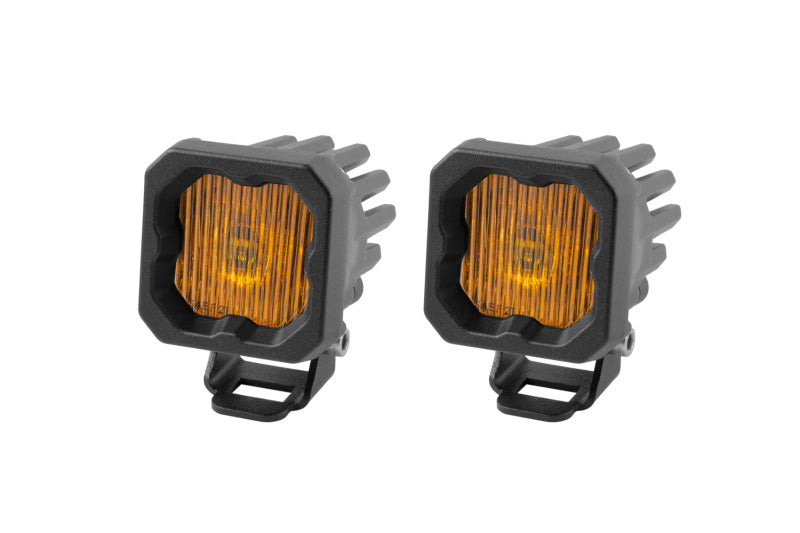 Diode Dynamics Stage Fits Series C1 LED Pod - Yellow SAE Fog Standard ABL (Pair)