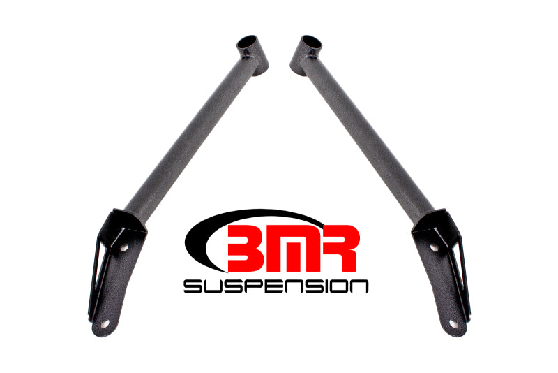 BMR 16-17 6th Gen Fits Camaro Front Of Rear Cradle Brace - Black Hammertone
