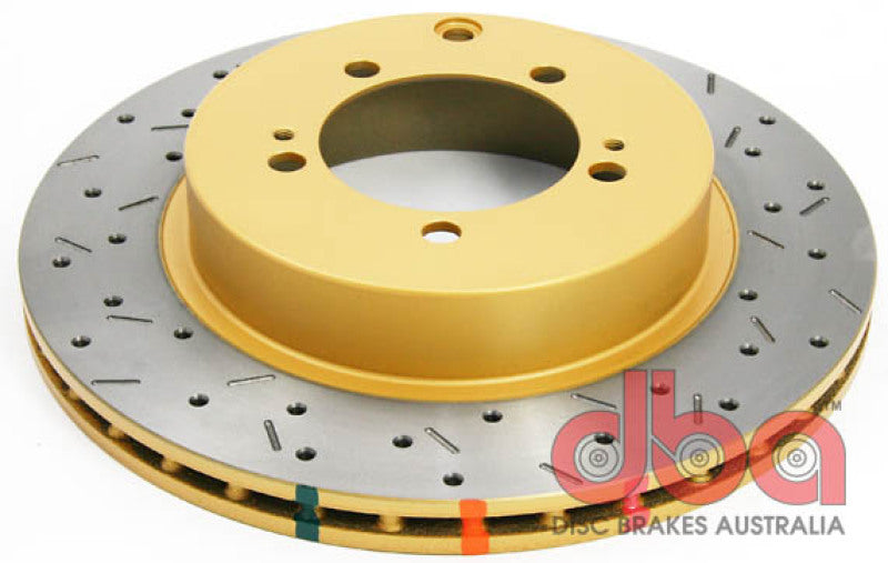 Dba Fits 03-05 Evo 8/9 Rear Drilled &amp; Slotted 4000 Series Rotor