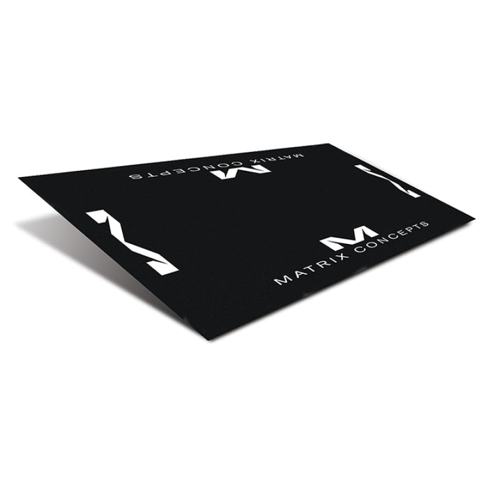 Matrix Concepts Fits R8 Rubber 3MM 4 Foot X 8 Foot Floor Mat - Black/White