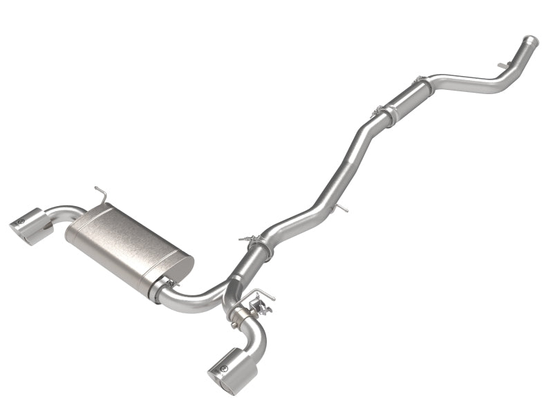 aFe POWER Takeda Fits 2021 Toyota Supra 2.0L (t) 2.5in-3in 304 SS CB Exhaust W/