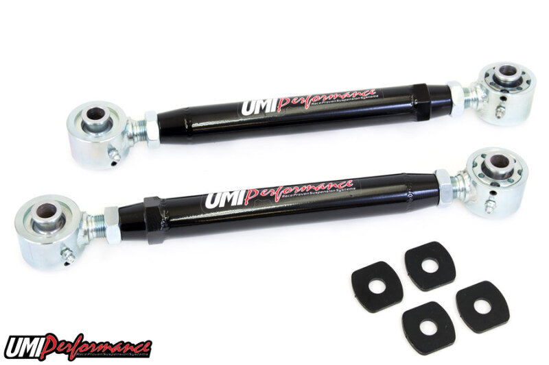 UMI Performance Fits 08-09 Pontiac G8 10-14 Camaro Toe Rods Adj Roto-Joint