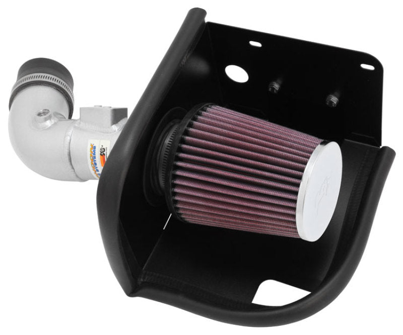 K&amp;N Fits 11-12 Ford Fiesta 1.6L L4 Silver Typhoon Performance Intake