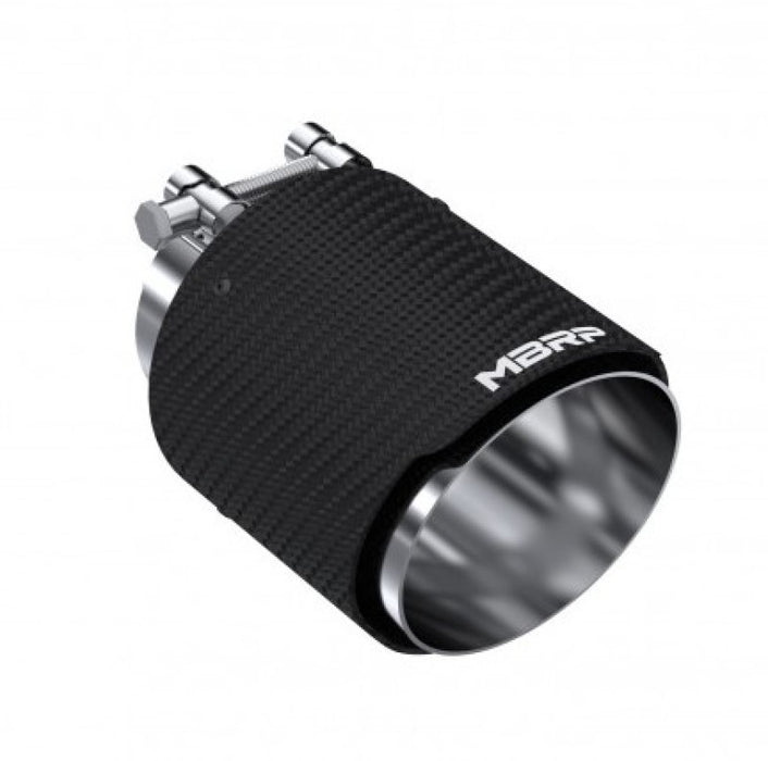 MBRP Fits Universal Carbon Fiber Dual Wall Tip 4.5in OD/3in Inlet/6.13in L