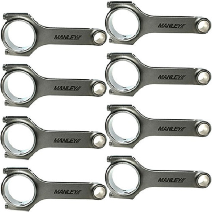 Manley Fits Chevy Small Block LS-1 6.125in H Beam W/ ARP 2000 Connecting Rod Set