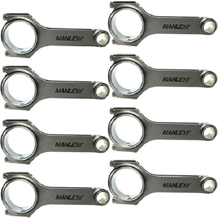 Manley Fits Chevrolet LS 6.125 Length H Tuff Series Connecting Rod Set W/ ARP