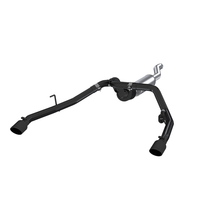 MBRP Fits 2020 Jeep Gladiator 3.6L 2.5in Dual Rear Exit Cat Back Exhaust Black