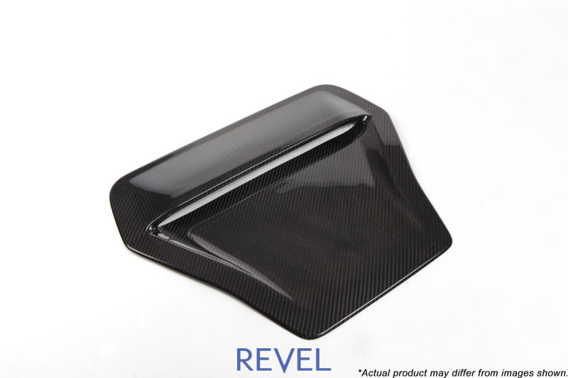 Revel Fits GT Dry Carbon Engine Hood Scoop Cover 17-18 Honda Civic Type-R - 1