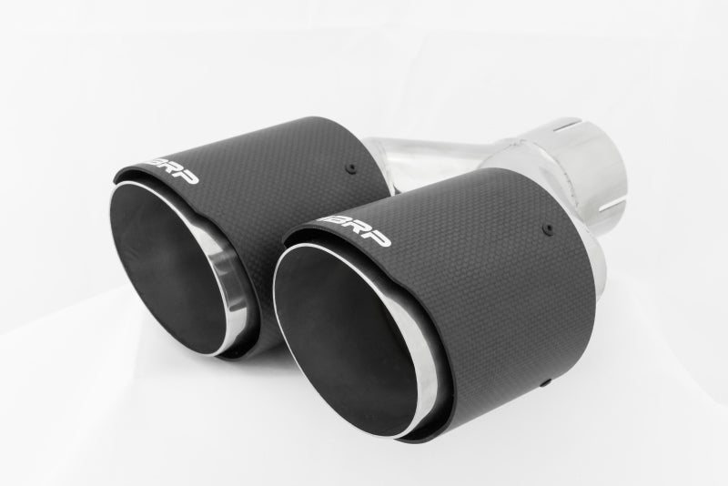 MBRP Fits Universal Carbon Fiber Dual Tip 4in OD/2.5in Inlet