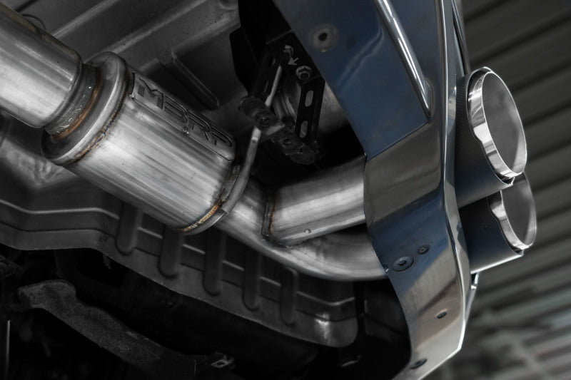 MBRP Fits 2009-2023 Nissan GTR 3.8L Stainless Steel 3.5in Cat-Back, Dual Split