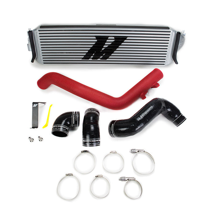 Mishimoto Fits 2017+ Honda Civic Type R Intercooler Kit - Silver Intercooler Red