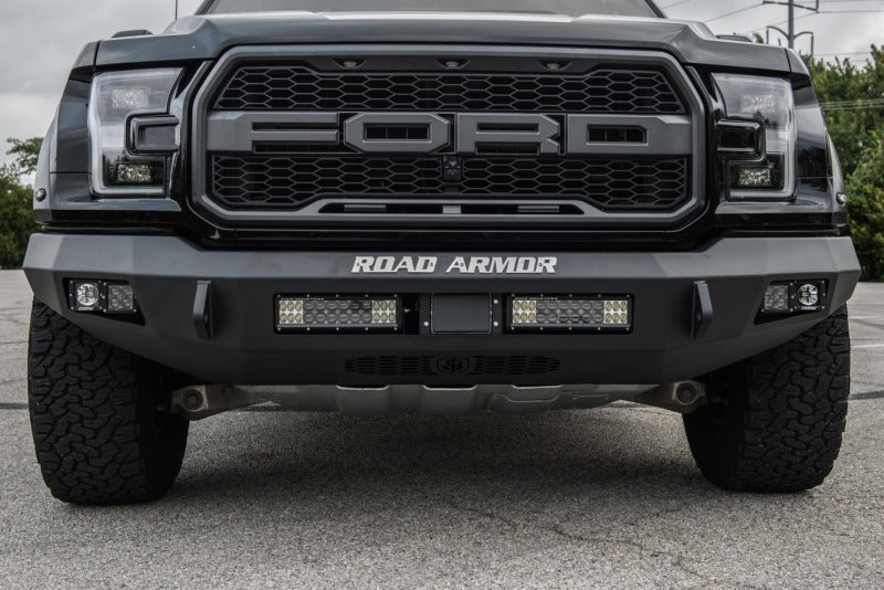 Fits Road Armor 17-20 Ford Raptor Stealth Front Non-Winch Bumper - Tex Blk