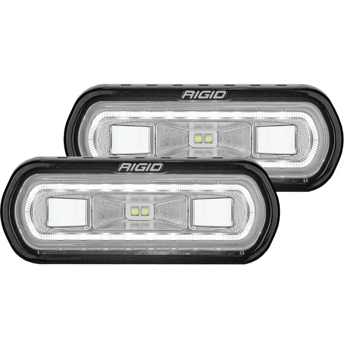 Fits Rigid Industries SR-L Series Surface Mount LED Spreader Pair W/ White Halo