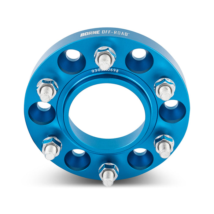 Mishimoto Borne Off-Road Fits Wheel Spacers - 6x139.7 - 93.1 - 30mm - M12 - Blue