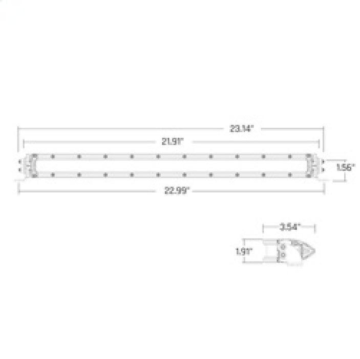 Fits Rigid Industries SR-Series 20in SAE Driving Light Amber