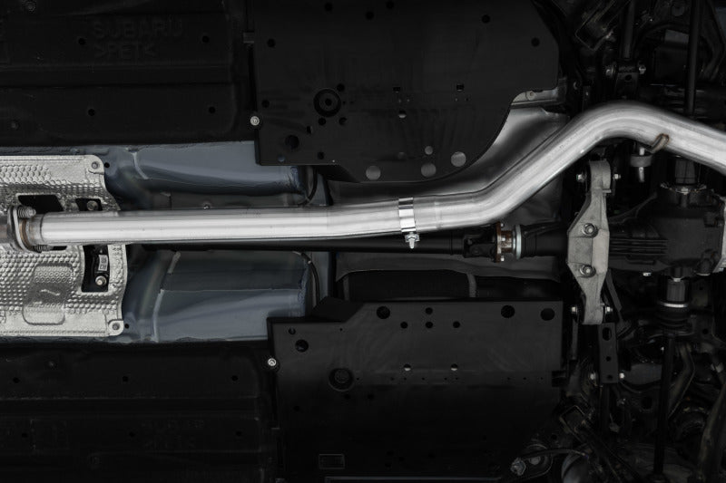 MBRP Fits 2022 Subaru WRX 2.4L 3in Cat Back 5in OD W/ Carbon Fiber Tips - T304