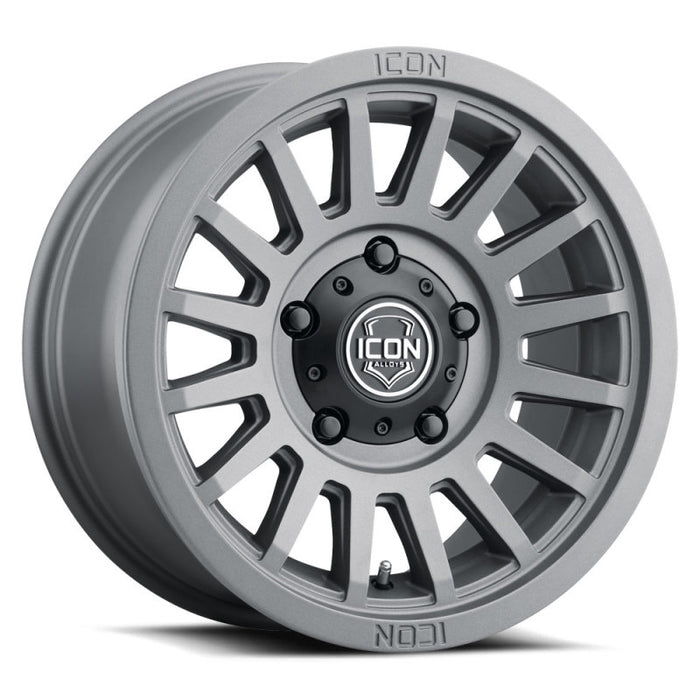 ICON Fits Recon SLX 17x8.5 6x135 6mm Offset 5in BS 87.1mm Bore Charcoal Wheel