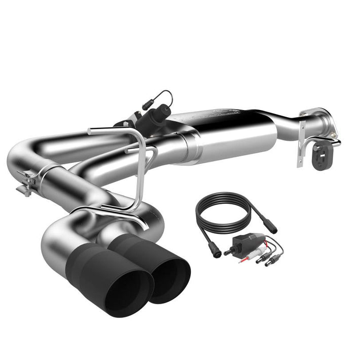 QTP Fits 15-18 Ford F-150 CC/EC Standard Bed 304SS Screamer Cat-Back Exhaust