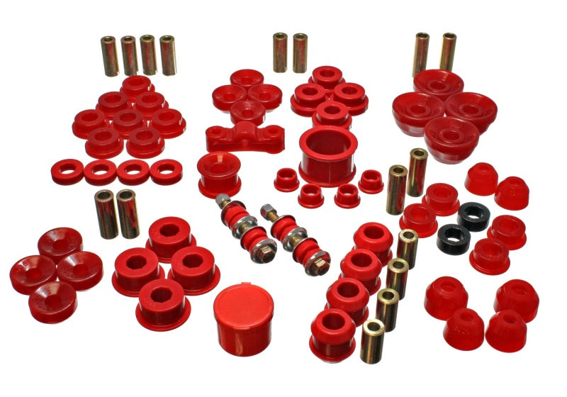 Fits Energy Suspension 90-93 Acura Integra Red Hyper-Flex Master Bushing Set