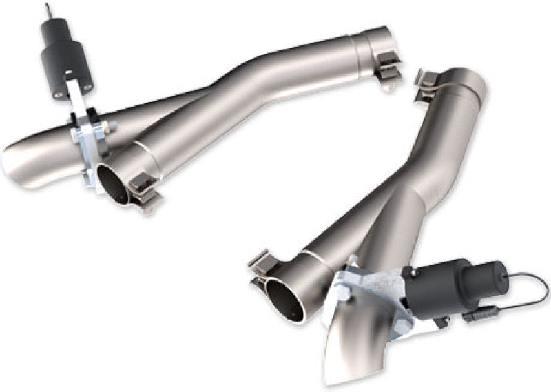 QTP Fits 11-18 Dodge Durango 5.7L 2.5in 304SS Aggressor Cutout Dual Mid Pipes