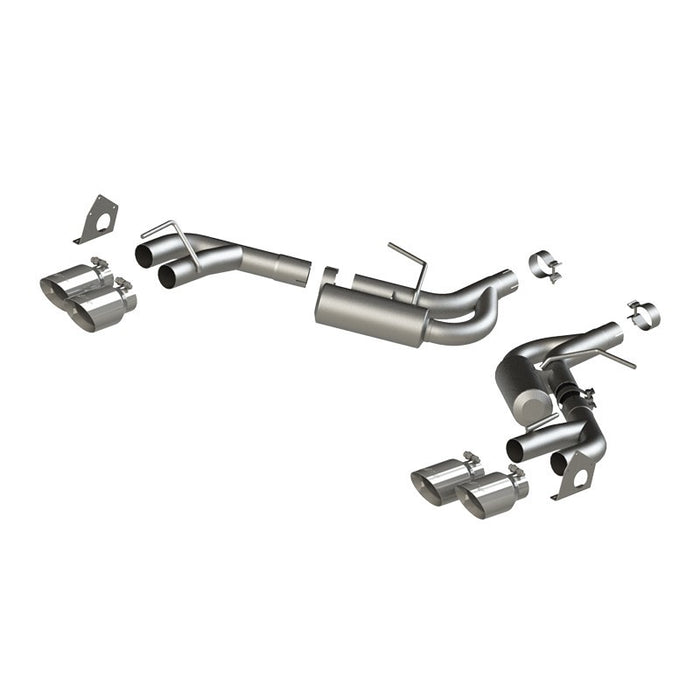 MBRP Fits 16-19 Chevrolet Camaro V6 2.5in AL NPP Dual Axle Back Exhaust W/ 4in