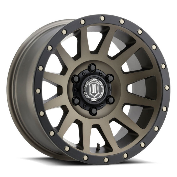 ICON Compression 17x8.5 6x5.5 25mm Offset 5.75in BS 95.1mm Bore Fits Bronze