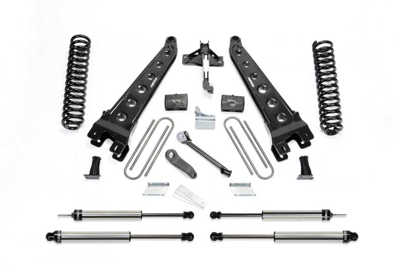 Fabtech Fits 08-16 Ford F250 4WD 6in Radius Arm System W/dl Shocks