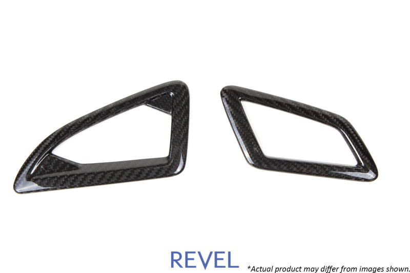 Revel Fits GT Dry Carbon Defroster Garnish (Left &amp; Right) 16-18 Honda Civic