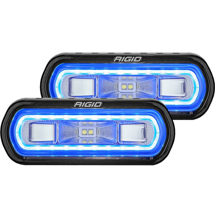 Fits Rigid Industries SR-L Series Surface Mount LED Spreader Pair W/ Blue Halo -