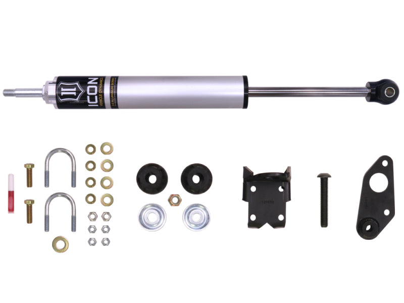 ICON Fits 07-18 Jeep Wrangler JK High-Clearance Steering Stabilizer Kit