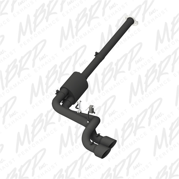 MBRP Fits 09-14 Ford F150 Pre-Axle 4.5in OD Tips Dual Outlet 3in Black Coated