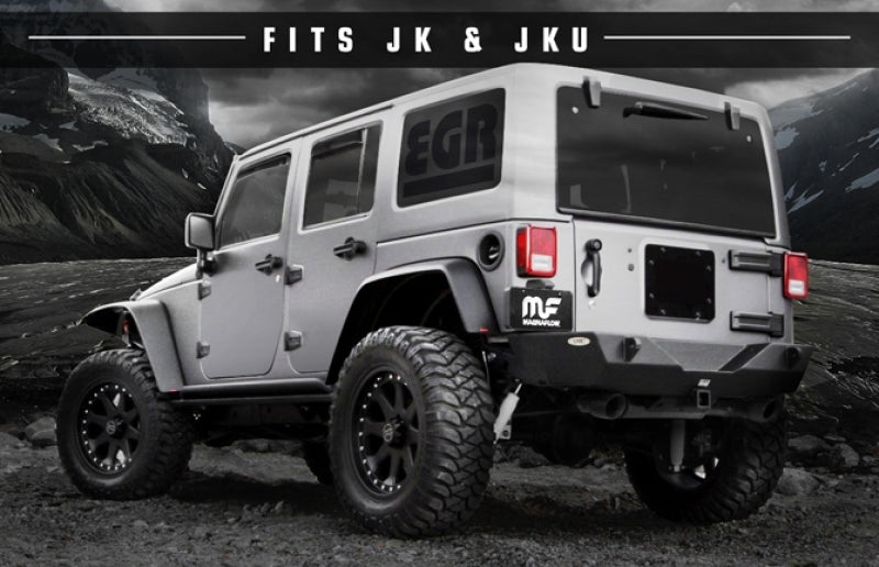 MagnaFlow Fits 07-17 Jeep Wrangler JK 3.8/3.6L Dual Split Rear Exit Black