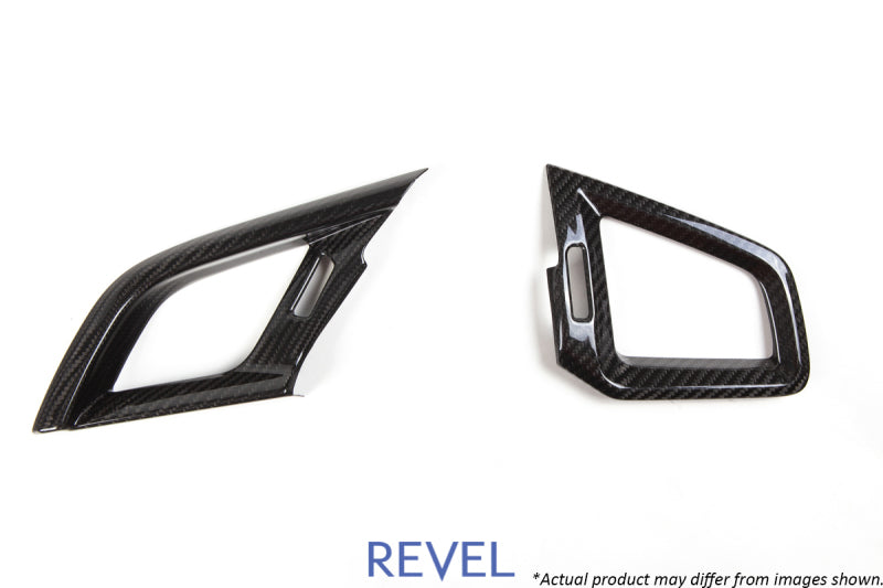 Revel Fits GT Dry Carbon A/C Vent Covers (Left &amp; Right) 16-18 Honda Civic -