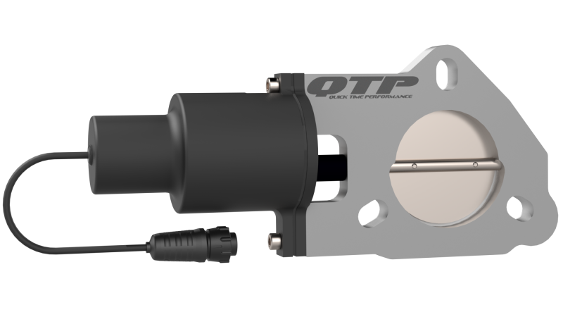 QTP 2.5in Bolt-On QTEC Fits Electric Cutout Valve - Single