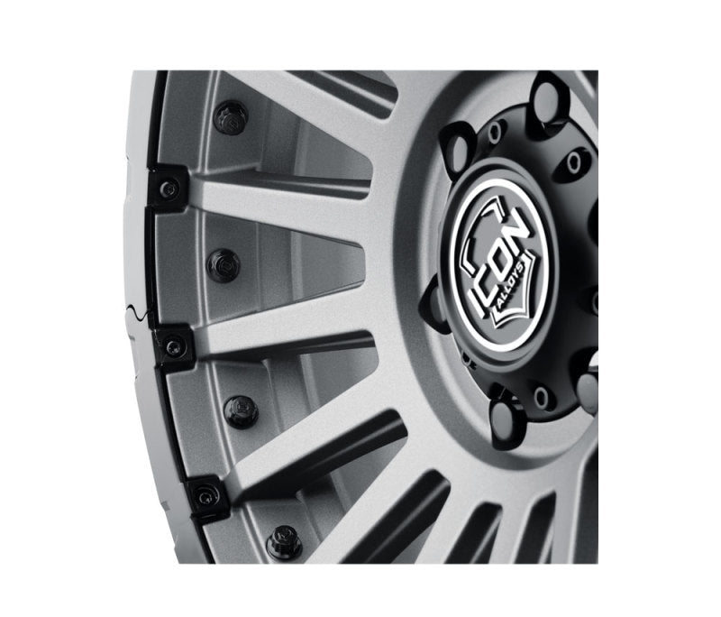 ICON Fits Recon Pro 17x8.5 6x5.5 0mm Offset 4.75in BS 106.1mm Bore Charcoal